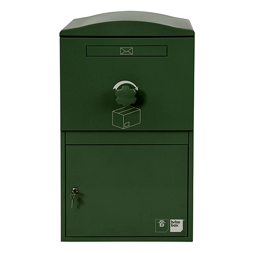 ダークグリーン(Darkgreen)の宅配ボックス Brizebox 戸建て用